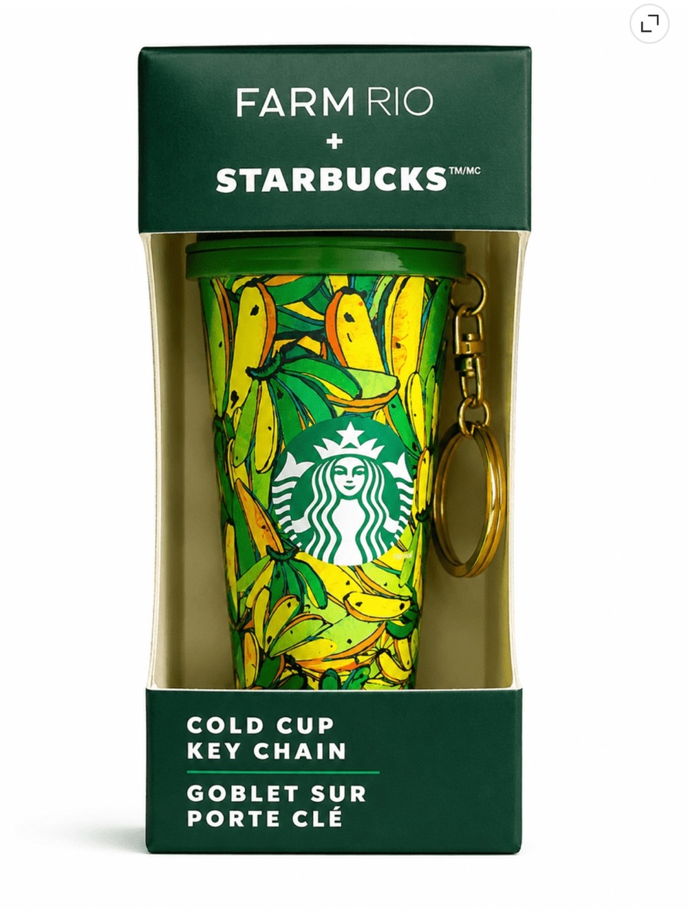 Starbucks FARM RIO + Starbucks Cold Cup Key Chain